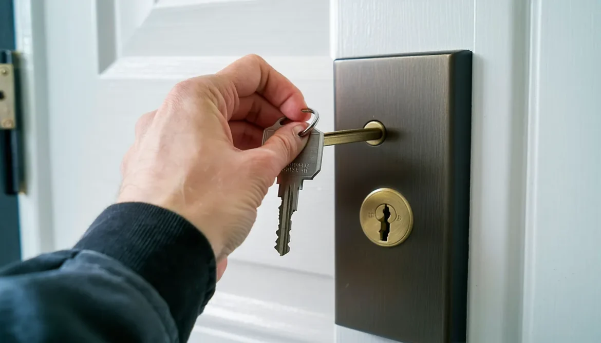 Clé bloquée dans la serrure d’une porte : les solutions pratiques pour éviter la casse