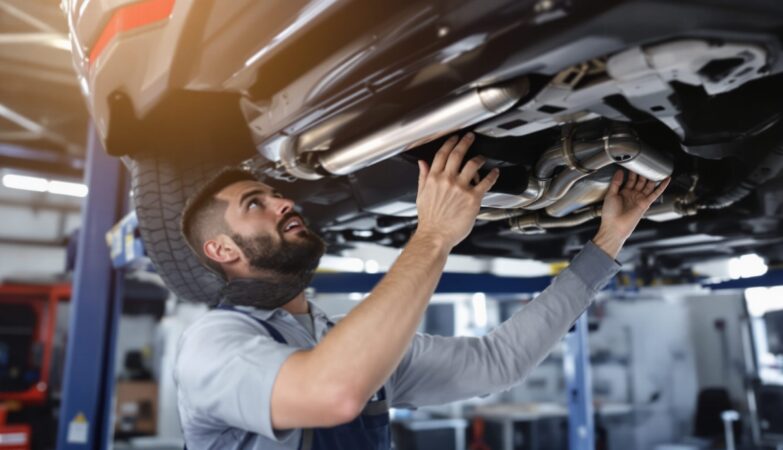 bruit d'échappement à l'accélération